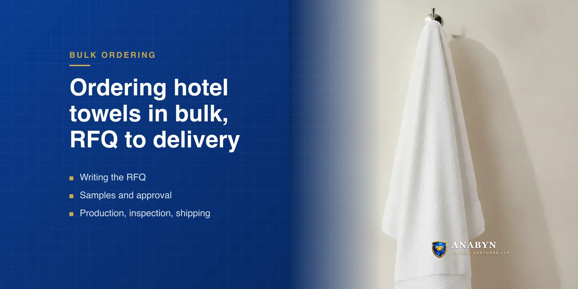 How to Order Hotel Towels in Bulk from India: Step-by-Step Guide