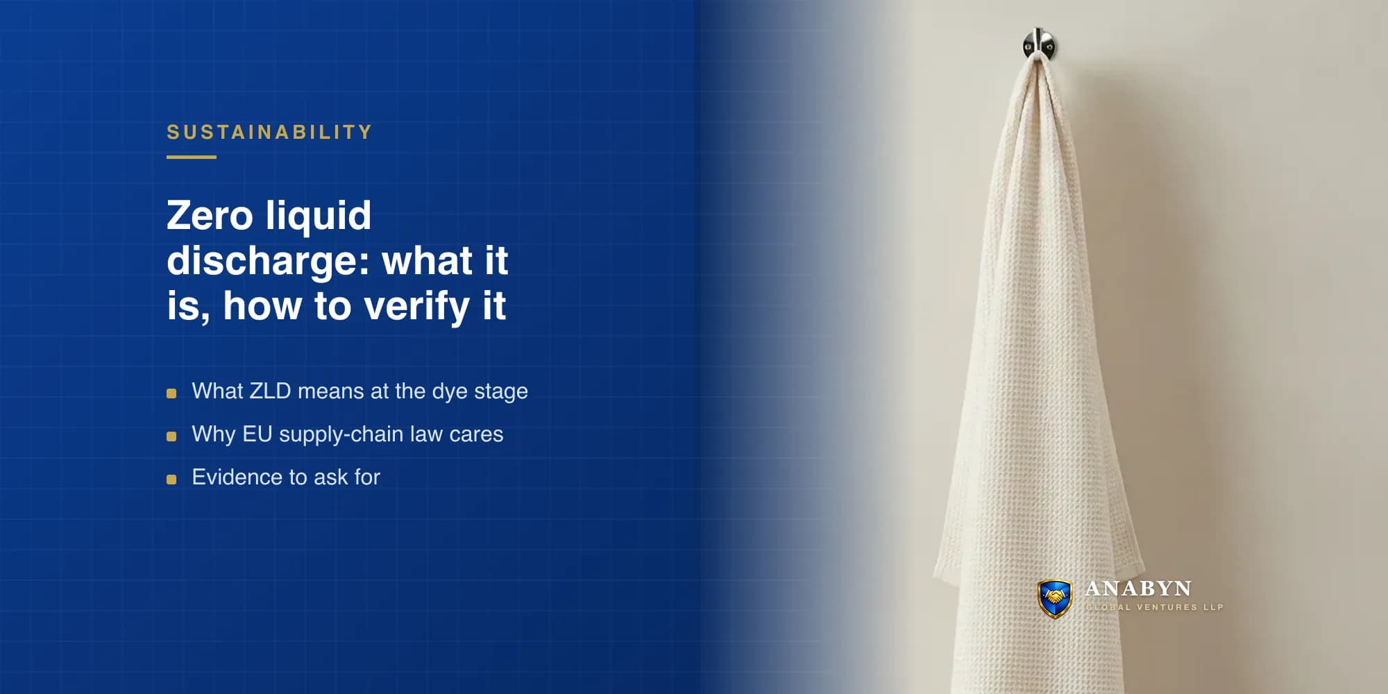 ZLD (Zero Liquid Discharge) Explained: The Sustainable Textile Sourcing Standard