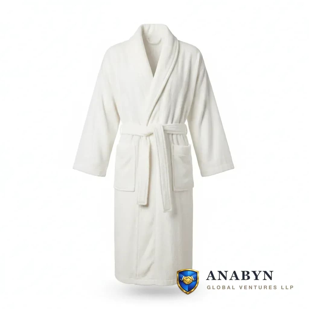 Anabyn Terry bathrobe — Product shot