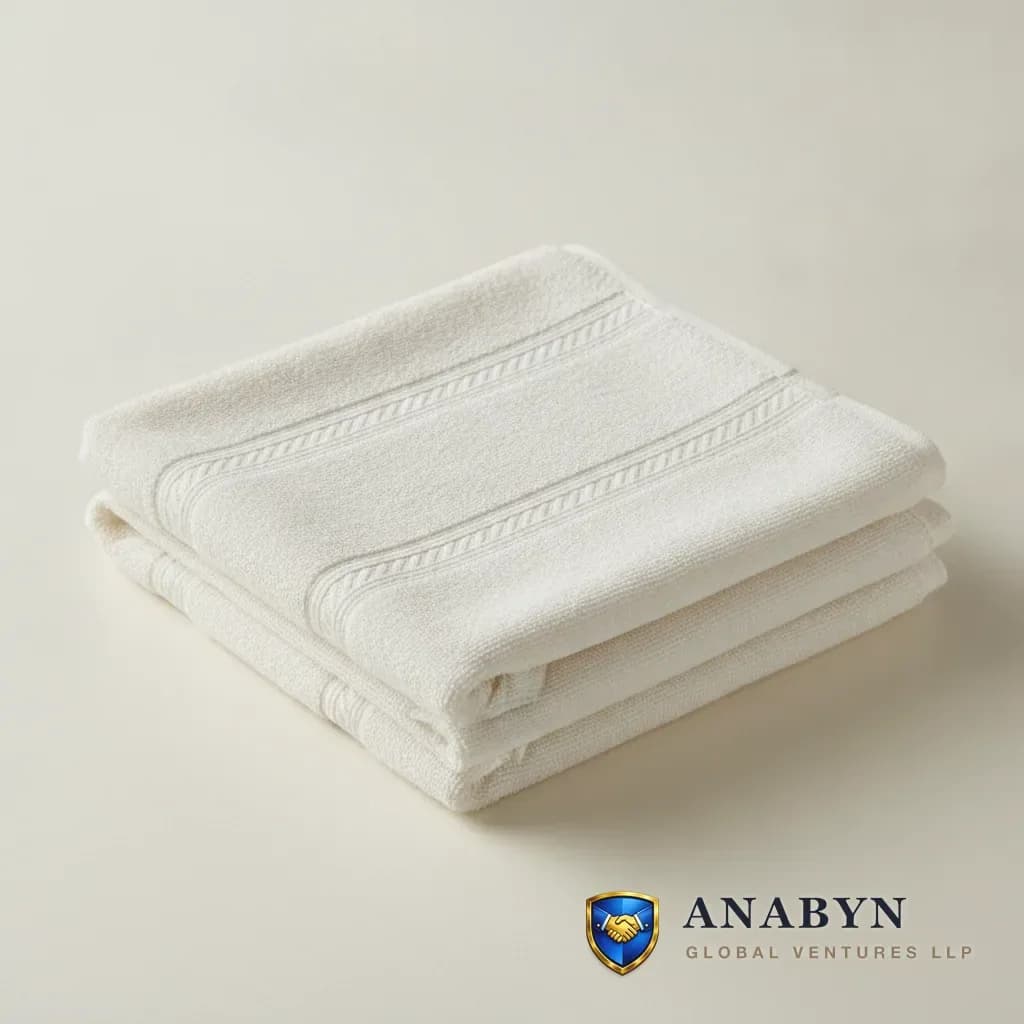 Bedsheet Plain White Double - 200 TC - premium cotton fabric export India