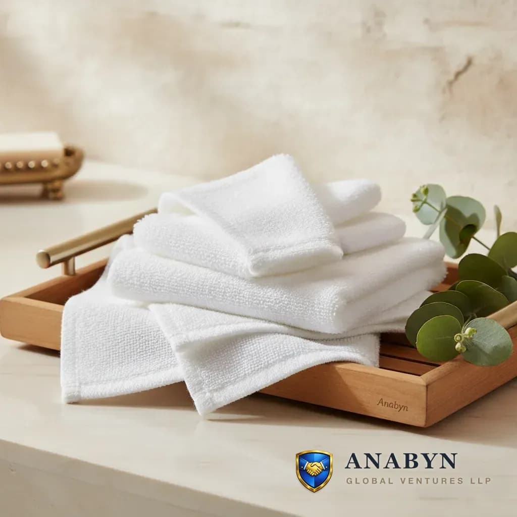 Anabyn face towels supplied in bulk to hotels in Colombo, Sri Lanka