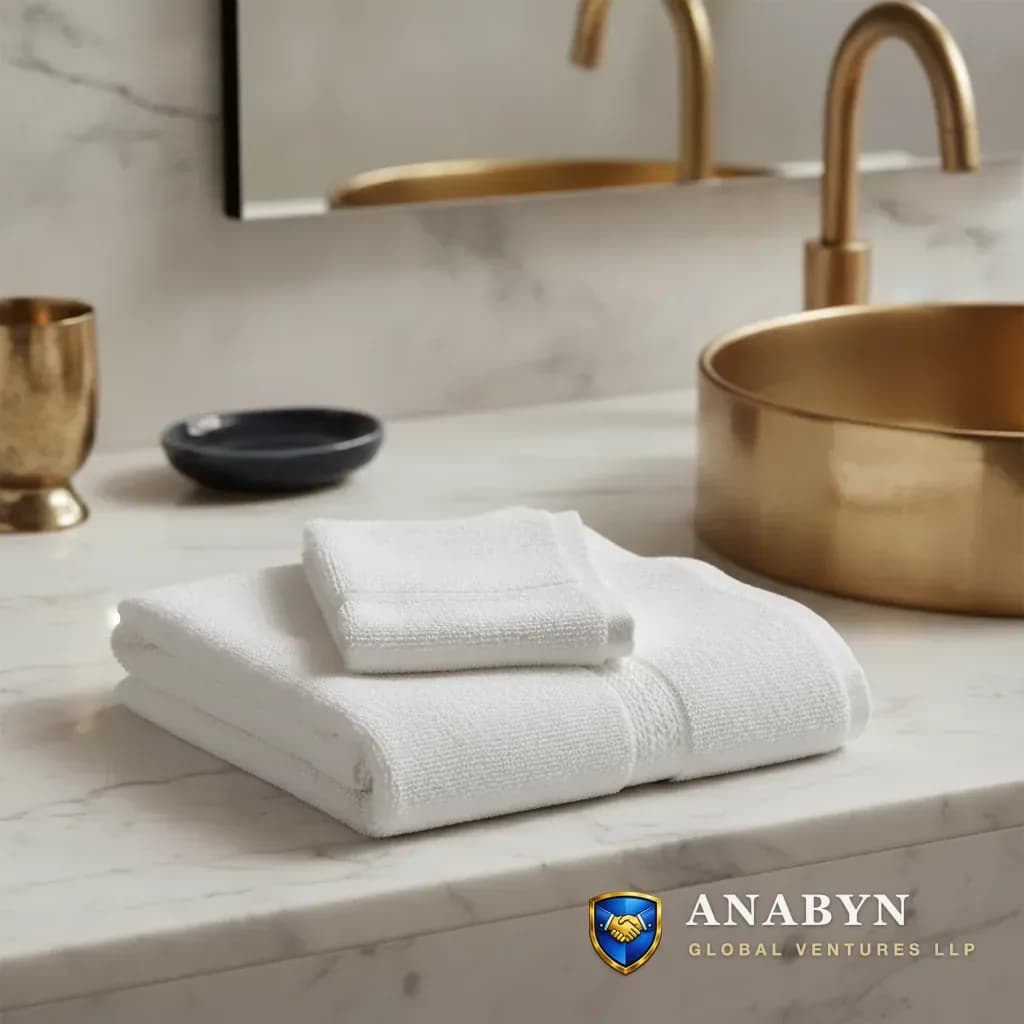 Anabyn hand towels supplied in bulk to hotels in Dakar, Senegal