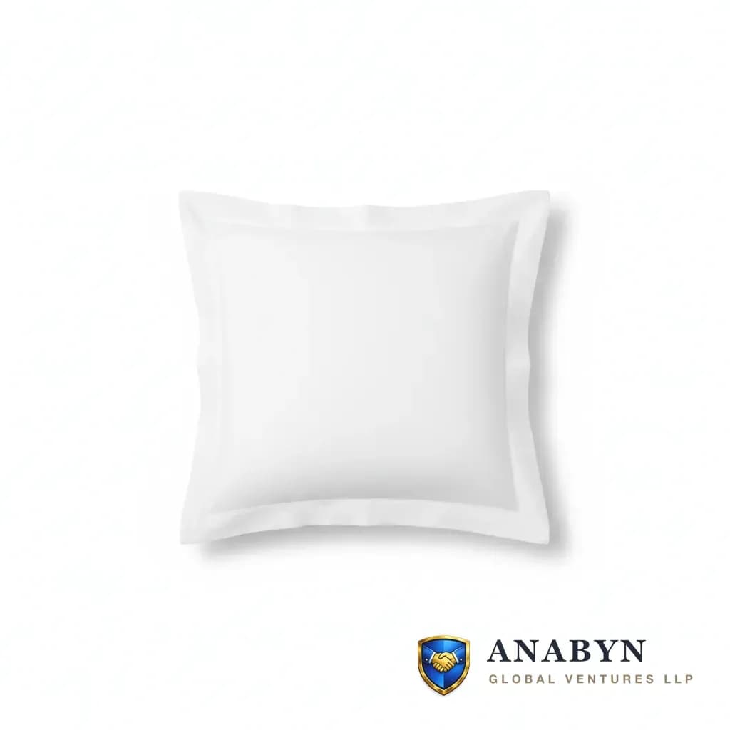 Decorative Pillow Sham - Oxford & Knife Edge - premium cotton fabric export India
