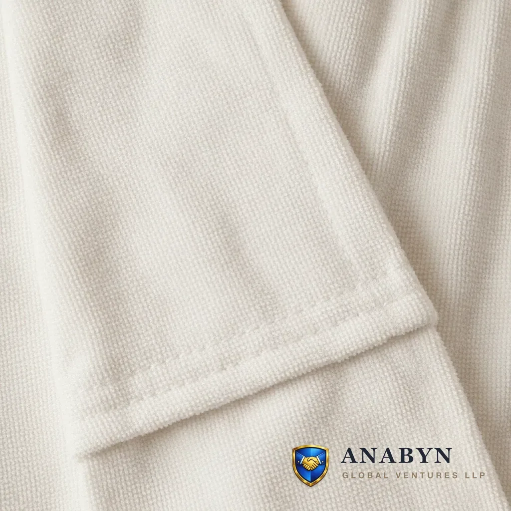 Anabyn Terry bathrobe — Weave close-up