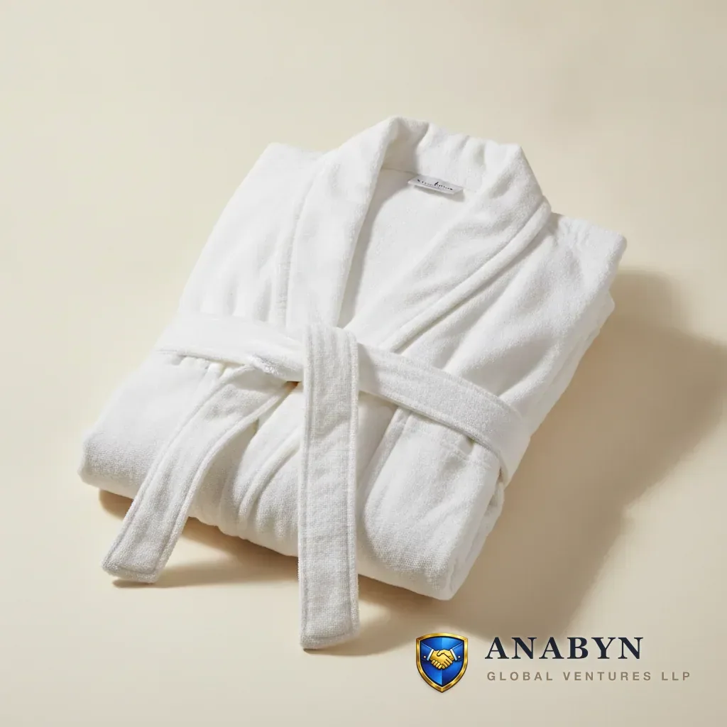 Anabyn Terry bathrobe — Folded