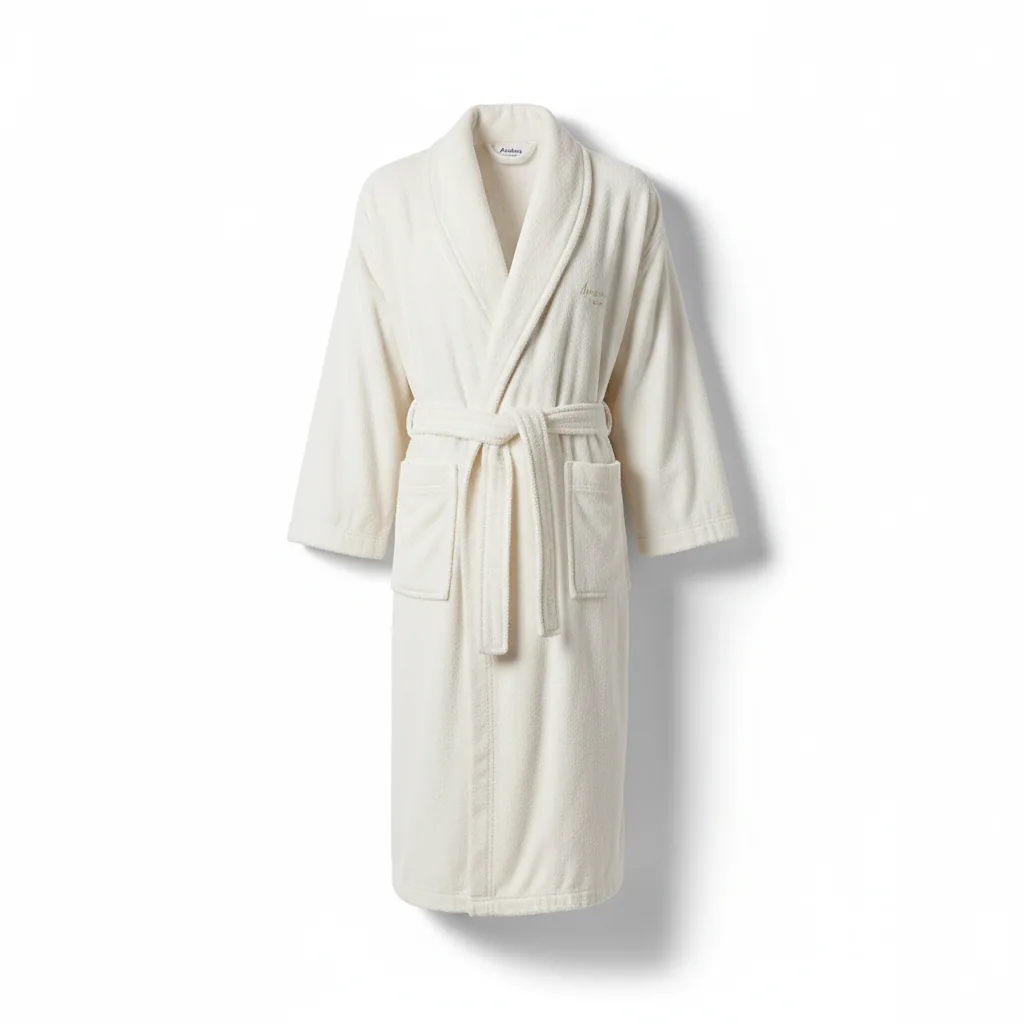 Terry bathrobe — hotel-grade luxury