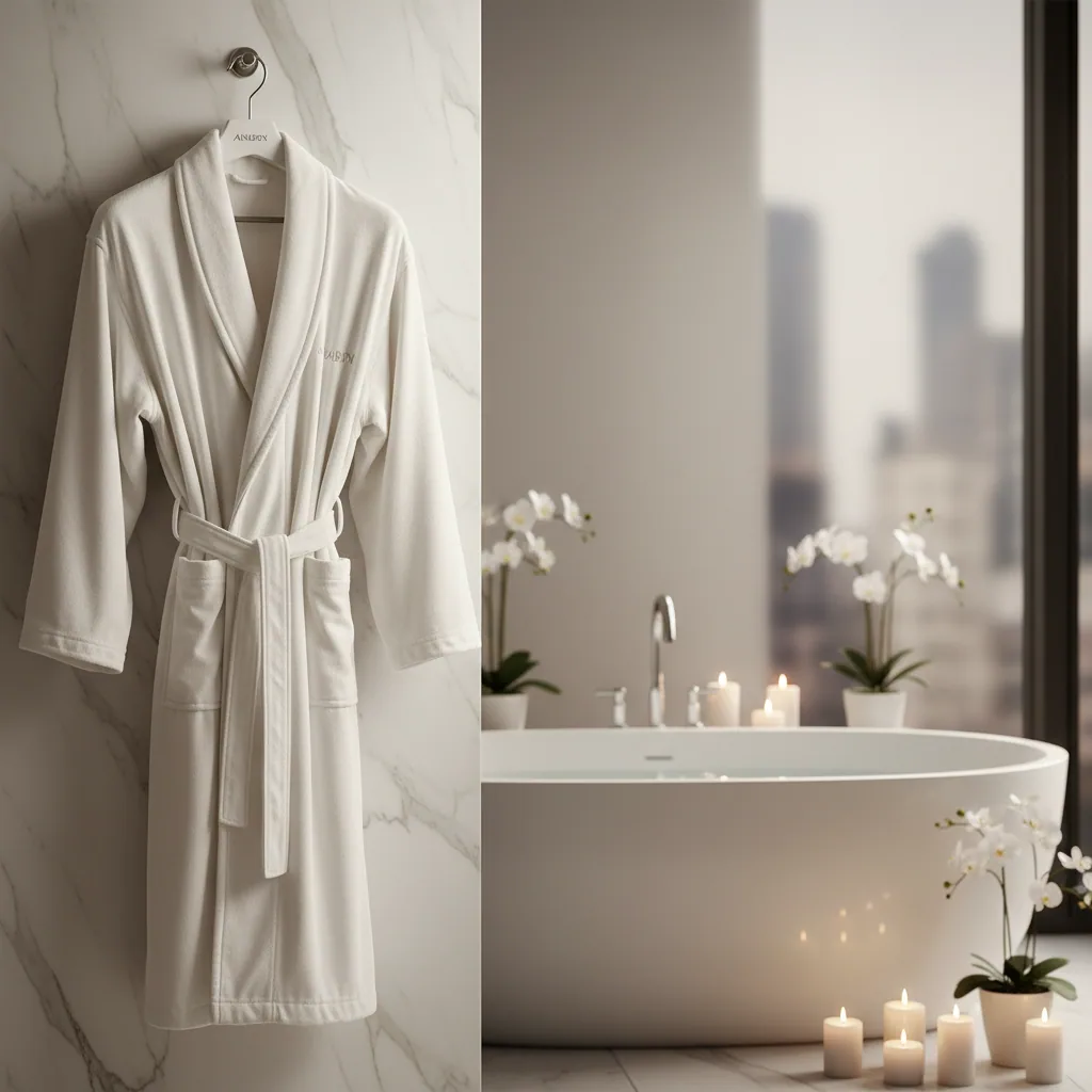Bathrobe — Velour — Luxurious, smooth & stylish