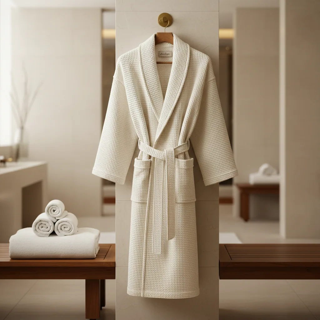 Anabyn waffle bathrobes supplied in bulk to hotels in Dhaka, Bangladesh