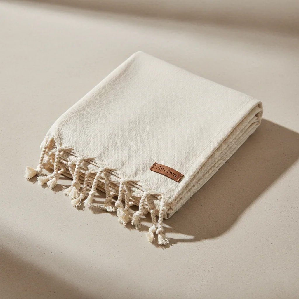 Terry-Back Hammam Towel (Hybrid) - premium cotton fabric export India