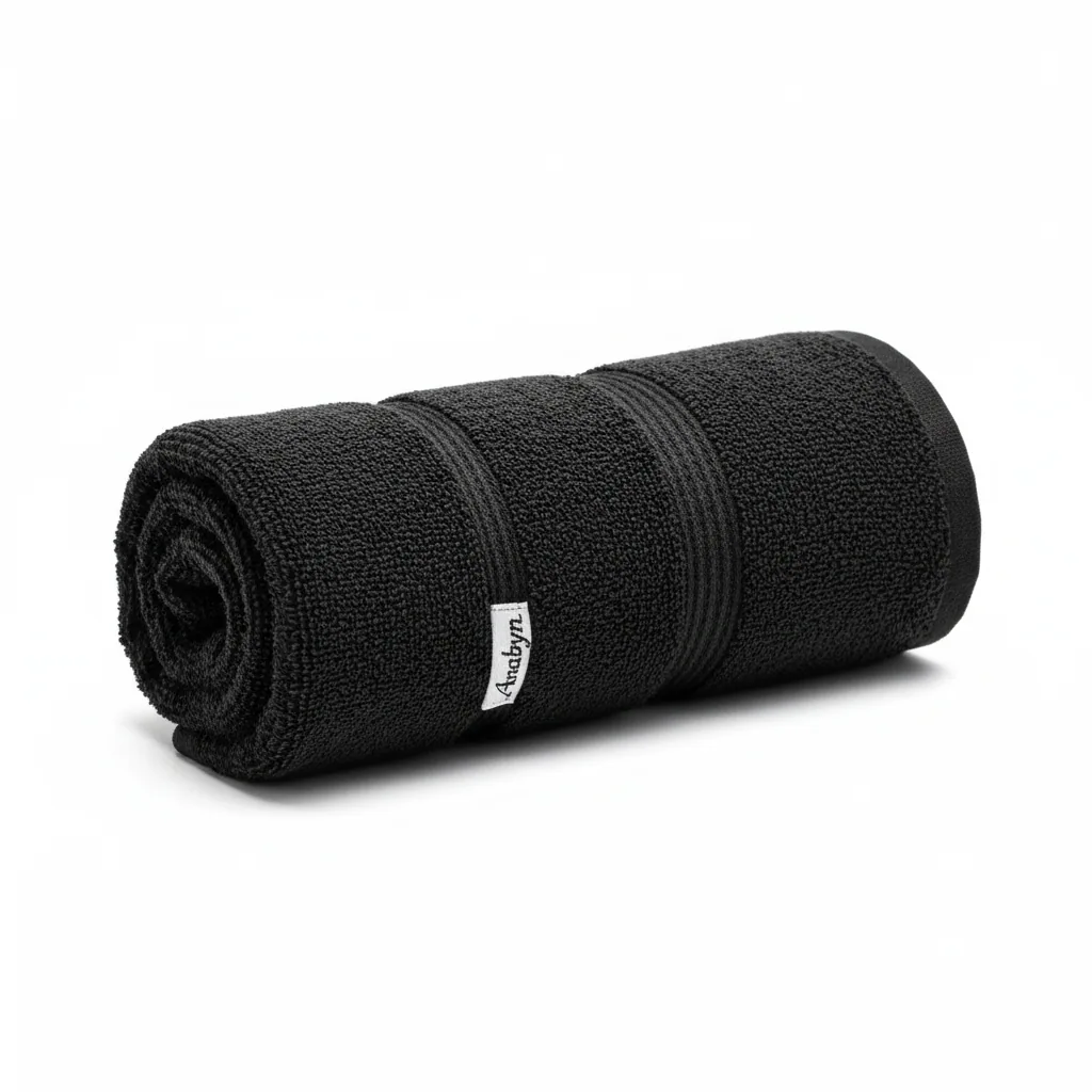 Salon & Barber Towel — Dark Colour, Compact - premium cotton fabric export India